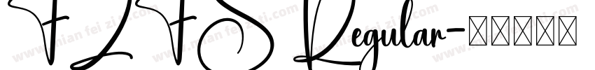 FZFS Regular字体转换
